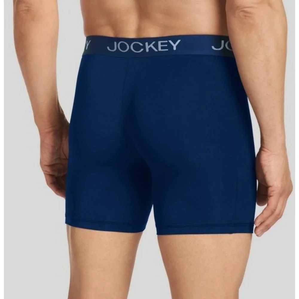 Jockey Generation Men's Microfiber Stretch Long Leg Boxer Briefs Size S 28